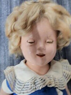 Vintage 18 Shirley Temple Doll Marked Ideal N&T