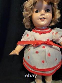 Vintage 1930 Era Shirley Temple 13 Composition Doll in Excellent Condition