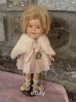 Vintage 1930's Ideal 13 Compo Shirley Temple Doll Beautiful Composition