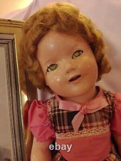 Vintage 1930's Ideal Composition Shirley Temple Doll 19