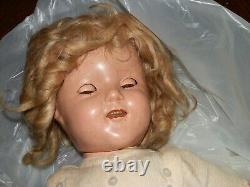 Vintage 1930's Ideal Shirley Temple Composition Doll 18 Has Some Issues, Stampe