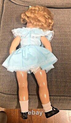 Vintage 1930's SHIRLEY TEMPLE Composition Doll 23 Inches
