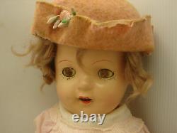 Vintage 1930's Shirley Temple Composition Doll