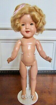 Vintage 1930s Ideal 11 Composition Baby Take a Bow Shirley Temple Doll