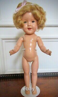 Vintage 1930s Ideal 11 Composition Baby Take a Bow Shirley Temple Doll