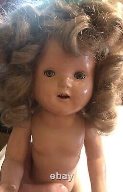 Vintage 1930s Ideal Shirley Temple 19 Composition Doll