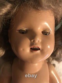 Vintage 1930s Ideal Shirley Temple 19 Composition Doll