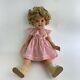 Vintage 1930s Ideal Shirley Temple 25 Doll Composition Pink Dress Restore