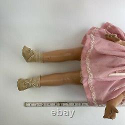 Vintage 1930s Ideal Shirley Temple 25 Doll Composition Pink Dress Restore