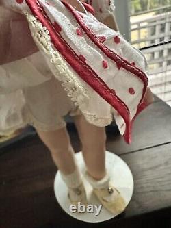 Vintage 1930s Ideal Stand Up and Cheer Shirley Temple 13 Inch Composition Doll