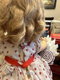 Vintage 1930s Ideal Stand Up and Cheer Shirley Temple 13 Inch Composition Doll