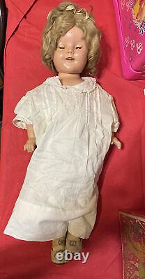 Vintage 1930s Ideal composition Shirley Temple doll