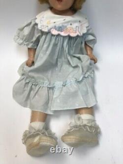 Vintage 1930s Shirley Temple Doll 24 Composition Open Mouth Moving Eyes