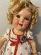 Vintage (1934) 20 Inch Shirley Temple Stand Up And Cheer Doll With Pin
