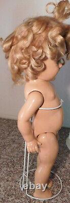 Vintage 1934 Ideal 16 Shirley Temple Composition Doll VNUC Prototype