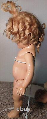 Vintage 1934 Ideal 16 Shirley Temple Composition Doll VNUC Prototype