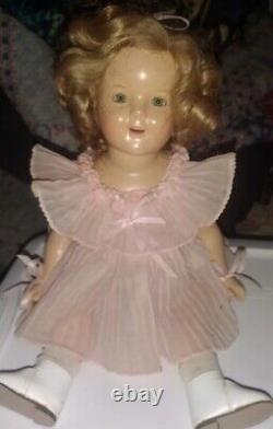 Vintage 1935 Shirley Temple Doll 18 IN