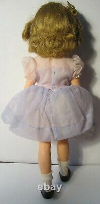 Vintage 1950's Ideal 17 Vinyl Shirley Temple Doll with box Fantastic Example MIB