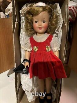 Vintage 1950's Ideal ST-12 Shirley Temple Doll in Original Box Withaccessories