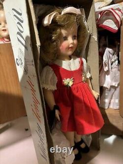 Vintage 1950's Ideal ST-12 Shirley Temple Doll in Original Box Withaccessories