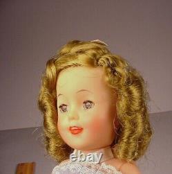 Vintage 1950's Shirley Temple 12 Doll Ideal ST-12 vinyl plastic with Pin