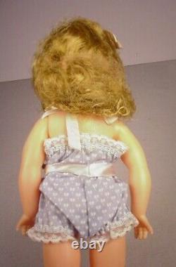 Vintage 1950's Shirley Temple 12 Doll Ideal ST-12 vinyl plastic with Pin