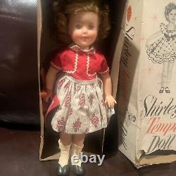 Vintage 1950's Shirley Temple Idea Sleepy Eyes Dolls With Box And Tags