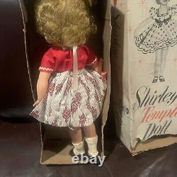 Vintage 1950's Shirley Temple Idea Sleepy Eyes Dolls With Box And Tags