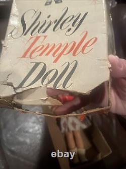 Vintage 1950's Shirley Temple Idea Sleepy Eyes Dolls With Box And Tags