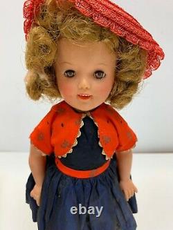 Vintage 1950s Ideal Shirley Temple Doll Model 9500 12 with Original Box GC USED