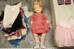 Vintage 20 Shirley Temple Doll In Box With Accessories 6c3