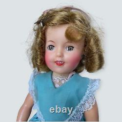 Vintage 50ies Ideal Shirley Temple Doll with plastic glasses rare