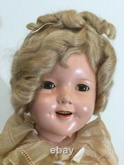 Vintage All-Composition Mint Shirley Temple 18 Doll
