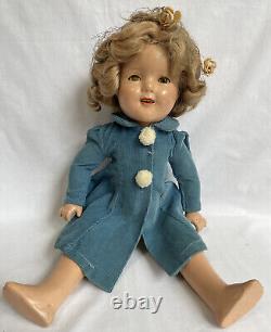 Vintage Antique 1930's IDEAL Shirley Temple RARE Eye Defect Sleeping Eyes Doll