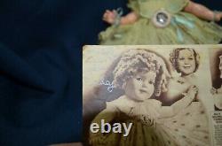 Vintage Beautiful Composition 13 Shirley Temple Doll Original Dress Pin PLUS