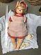 Vintage Composition Doll Shirley Temple 24 Cloth Body Moving Sleep Eyes
