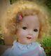 Vintage Composition Hard Plastic Shirley Temple Type Large Doll Needs Tlc