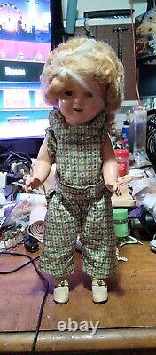 Vintage Composition SHIRLEY TEMPLE doll 16 IDEAL SWEET