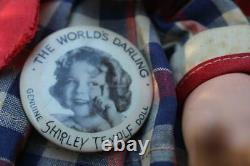 Vintage Composition Shirley Temple ST-13 Original Tagged Dress NRA