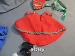 Vintage Doll Ideal Shirley Temple Dress Lot of 3 1950s Tagged Pieces