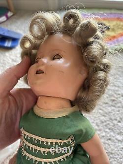 Vintage Doll Lot-Shirley Temple, little Women & Madame Alexander- In Need Of TLC