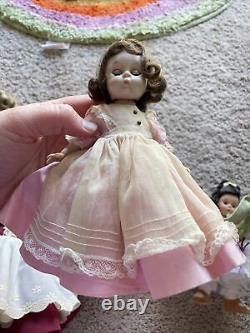 Vintage Doll Lot-Shirley Temple, little Women & Madame Alexander- In Need Of TLC