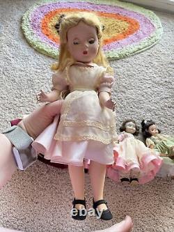 Vintage Doll Lot-Shirley Temple, little Women & Madame Alexander- In Need Of TLC