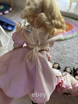 Vintage Doll Lot-Shirley Temple, little Women & Madame Alexander- In Need Of TLC