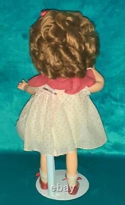 Vintage Doll Shirley Temple Look Alike Composition 14 Original Clothes