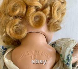 Vintage Flirty Eye Composition 13 Shirley Temple Doll Original Dress Excellent