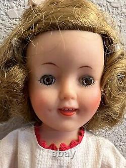Vintage IDEAL Shirley Temple 13 Doll Sleep Eyes with2 Outfits RARE