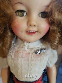 Vintage Ideal 17 Flirty Eyes Shirley Temple Doll