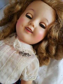 Vintage Ideal 17 Flirty Eyes Shirley Temple Doll