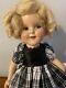 Vintage Ideal 1930's Shirley Temple Composition Doll Marked 15 Inches Dimples